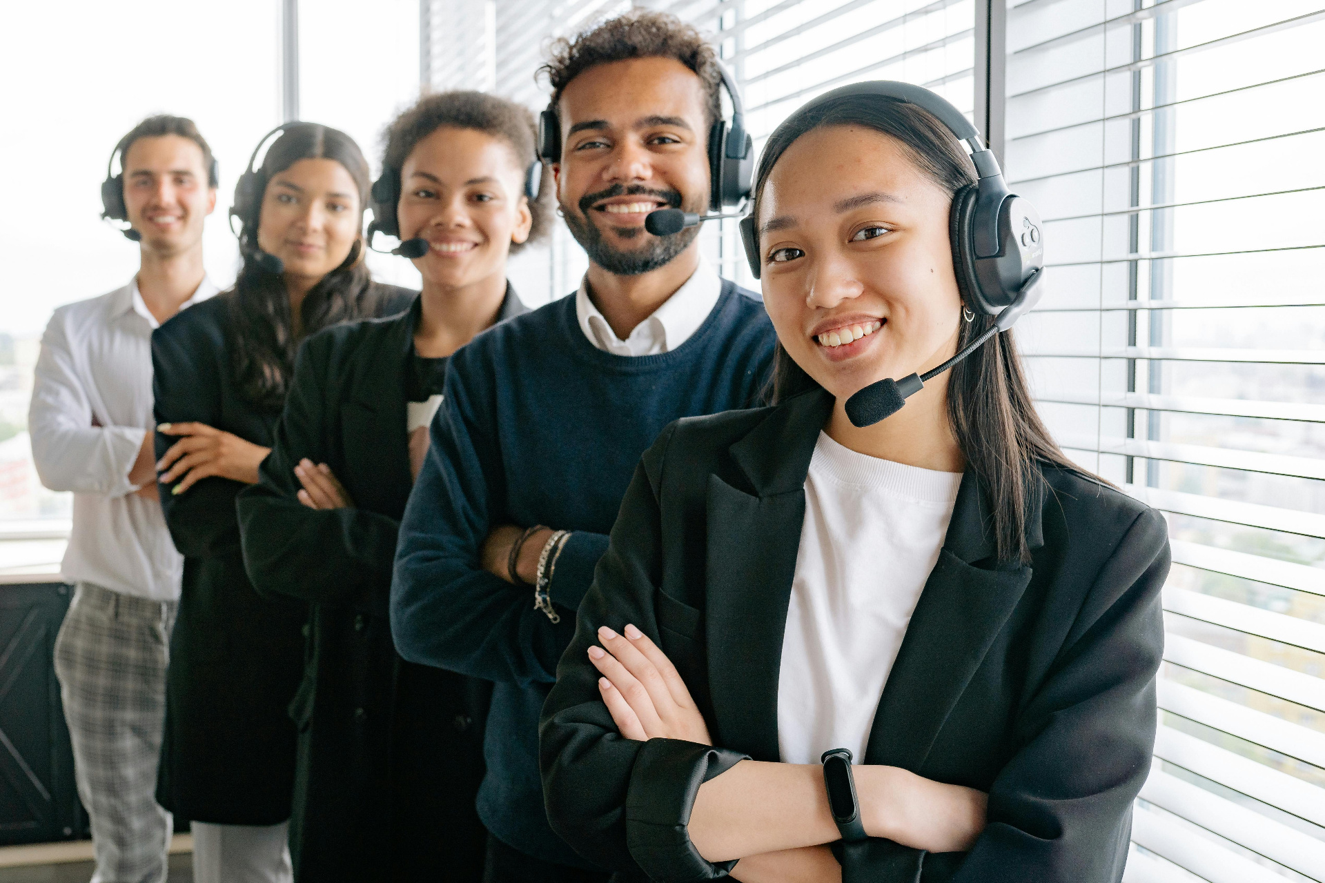 Big Sky Telecom professional support team in Montana office providing 24/7 customer service for business communication solutions including VoIP and hosted PBX systems